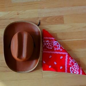 Cowboy Hat - Children Size with Bandanna